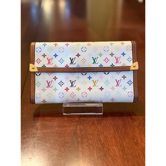 LOUIS VUITTON  Takashi Murakami Porte Tresor International Wallet - Picture 2 of 16